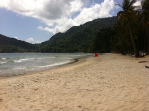 Maracas Beach - a favorite of the locals. We took our sons here every Sunday.